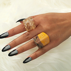 2 Stück Fingerring-Sets aus Harz&nbsp;FS-WG878B8-01