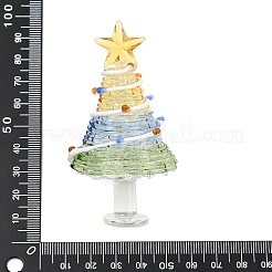 Décorations de sapin de Noël artisanales en verre filé&nbsp;LAMP-C026-06H
