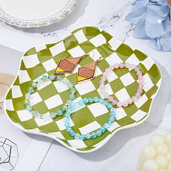 Piatto di ceramica&nbsp;AJEW-WH0709-055B