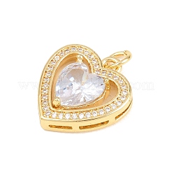 Valentinstag Messing Micro Pave Zirkonia Anhänger&nbsp;KK-H273-33B-G