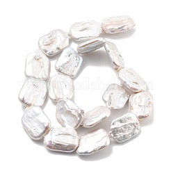 Natürliche Barock Keshi Perlen Stränge&nbsp;PEAR-P064-01F-03A