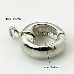 Messing-Magnetverschlüsse mit Schlaufen&nbsp;KK-H697-P-FF