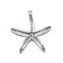 Anhänger aus legiertem Micro Pave Zirkonia&nbsp;PALLOY-F249-15