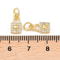 Ottone micro spianare pendenti zirconi&nbsp;X-KK-B167-18G