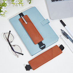 2 porte-stylo élastique rectangulaire pour ordinateur portable&nbsp;AJEW-GF0013-13B