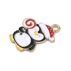 Weihnachten Legierung Emaille Anhänger&nbsp;ENAM-I071-01KCG-04