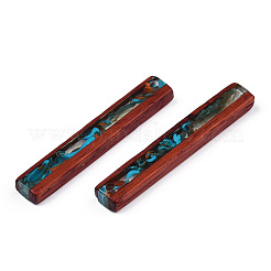 Colgantes de resina y madera transparentes&nbsp;RESI-N039-09