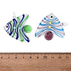 Manuelle Bunte Malerei Anhänger & Charms&nbsp;LA-N048-02