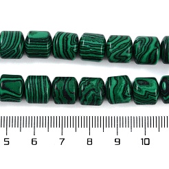 Synthetik Malachit Perlen Stränge&nbsp;G-L604-E04-01