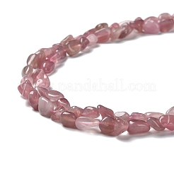 Madagascar rosa naturale perle di quarzo fili&nbsp;G-P497-01A-02
