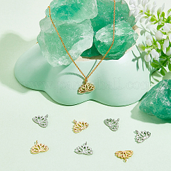Charms in ottone 10 pz 2 colori&nbsp;KK-BBC0001-64