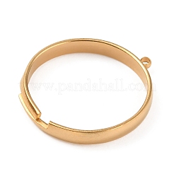 Impostazioni regolabili per anello da dito in acciaio inossidabile 304&nbsp;LS-STAS-WH0033-11A-G