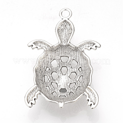 Pendentifs en alliage de style tibétain&nbsp;X-TIBE-S311-16AS-LF