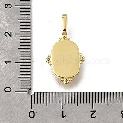 Natürliche gelbe Quarz facettierte ovale Anhänger&nbsp;KK-F899-03D-G