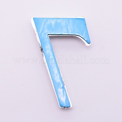 Étiquettes de signe de numéro en plastique et pvc&nbsp;KY-WH0023-A07-01