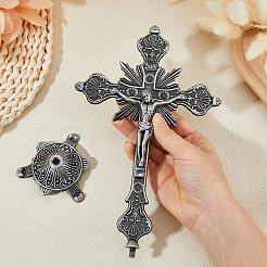 Crucifix en alliage religieux&nbsp;DJEW-WH0043-105A