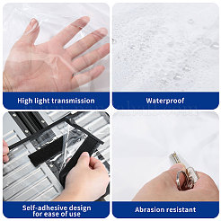 Funda de PVC transparente para equipaje&nbsp;AJEW-WH0485-02B