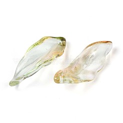 Anhänger aus transparentem Glas mit Backfarbe&nbsp;DGLA-N014-02C