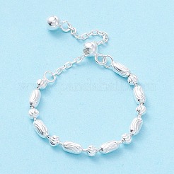 925 anello per dito a cursore penzolante in argento sterling per donna ragazza&nbsp;RJEW-C006-03S