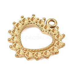 Colgantes de acero inoxidable 304 con engastes de rhinestone&nbsp;SA-CBABF3F-07G