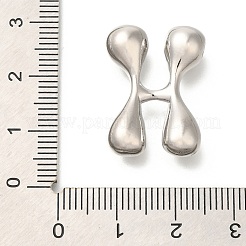 Cremagliera perle di ottone di placcatura&nbsp;KK-S051-01P-H