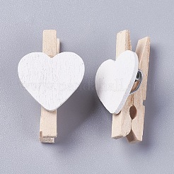 Clips de madera de las clavijas&nbsp;WOOD-WH0005-A01