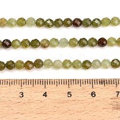 Natürlichen grünen Granat Perlen Stränge&nbsp;GG-CBA77FB-B11-4mm