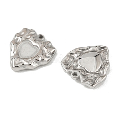 Cabochon-Fassungen für Anhänger aus Edelstahl 304&nbsp;STAS-L022-540P