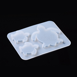 Moldes de silicona con silueta colgante de tortuga&nbsp;X-DIY-I026-22
