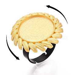 Base de anillo de copa con bisel de aleación y hierro ajustable con bandeja giratoria&nbsp;MAK-T012-11G