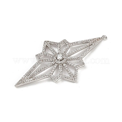Ottone micro spianare pendenti zirconi&nbsp;KK-M322-46P
