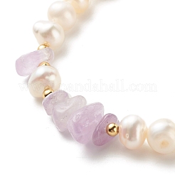 Set di bracciali con perline di pietre naturali miste&nbsp;BJEW-TA00032