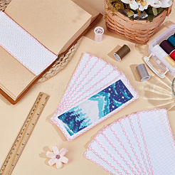 Marque-pages en coton pour la fabrication de points de croix&nbsp;DIY-WH0759-27B