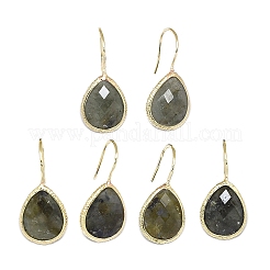 Natürlichen Edelstein Ohrringe&nbsp;EJEW-L228-01