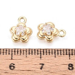 Pendenti in ottone con zirconi cubici&nbsp;KK-T071-44G