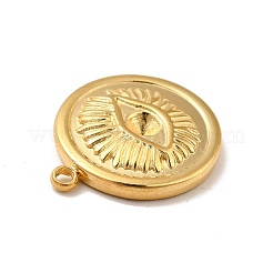 Ionenplattierung (IP) 304 Edelstahl Anhänger Strass-Einstellungen&nbsp;STAS-I197-011G