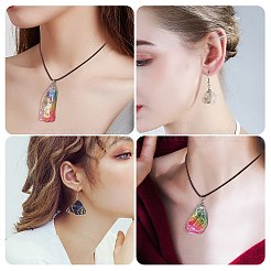 Bausatz für Ohrringe aus rohen Steinperlen zum Selbermachen&nbsp;DIY-SZ0007-71