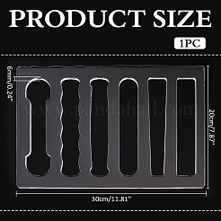 Modèles acryliques transparents&nbsp;DIY-WH0580-20