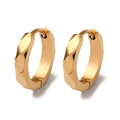 Pendientes de aro de acero inoxidable 304&nbsp;EJEW-D331-10G