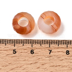 Perline europei agata rossa naturale&nbsp;GG-NH0003-A03