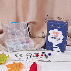 DIY baumeln Ohrring machen Kits&nbsp;DIY-SC0016-36