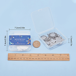 201 pendentifs en acier inoxydable&nbsp;STAS-SC0001-80P
