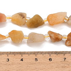 Natürliche gelbe Botswana Achat Perlen Stränge&nbsp;GG-CBA0B77-A21-02