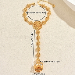 Bagues en laiton tournesol pour femme&nbsp;WK3568