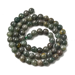 Perles d'apatite verts naturels brins&nbsp;G-K350-C04-6mm