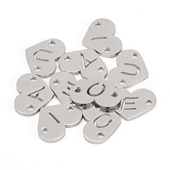 10 Stück 5 Stile 304 Edelstahlglieder&nbsp;STAS-TA0002-76