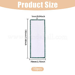 Marque-pages vierges en coton&nbsp;AJEW-WH0643-200B-07