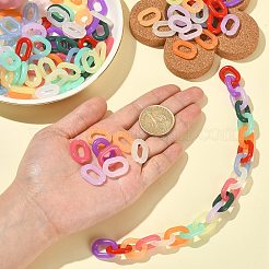 Anelli di collegamento acrilici 360pz 12 colori&nbsp;MACR-CJ0001-40