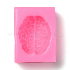 Moldes para fondant de estatua de silicona de calidad alimentaria con cerebro de halloween diy&nbsp;DIY-F072-05
