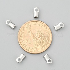 Emembouts de cordon à sertir repliables en acier inoxydable 304 résistant au ternissement&nbsp;STAS-M009-01A